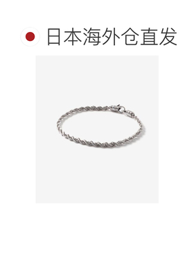 日本直邮TOM WOOD ROPE系列手链 101563 银色 男女通用
