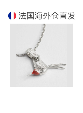 自营欧洲直邮Dior迪奥 Charms男士银色红色树脂蜂鸟支付后1h可退