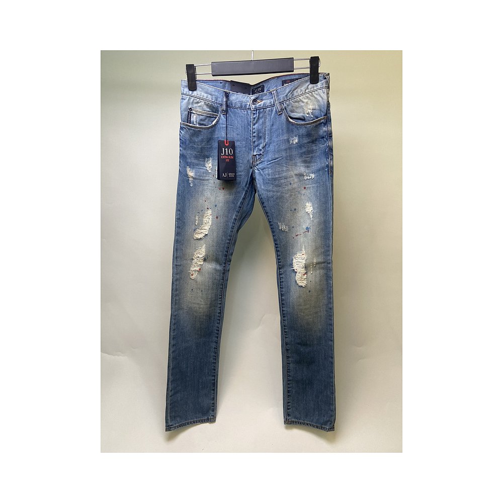 香港直邮ARMANI JEANS 粉色女士牛仔裤 A6J106Y-15 - 图0