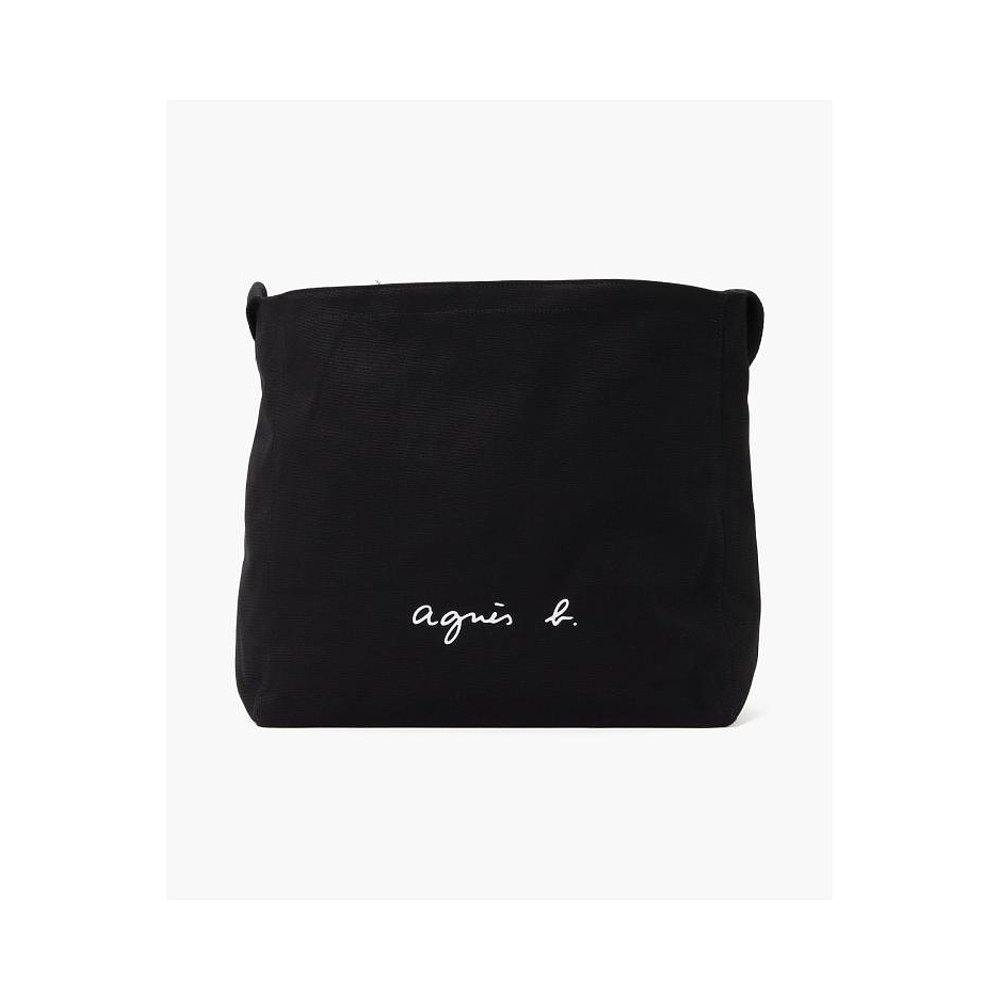 日本直邮agnesb agnes b.女士网店限定款LOGO肩挎包宽大设计容-图0