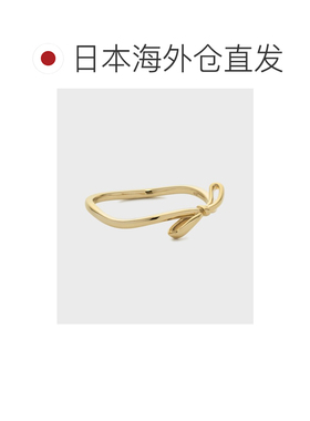 日本直邮NOJESS 女士金色蝴蝶结设计戒指 30252111074