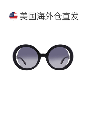 自营Just Cavalli Smoke Gradient Oval Ladies Sunglasses SJC02