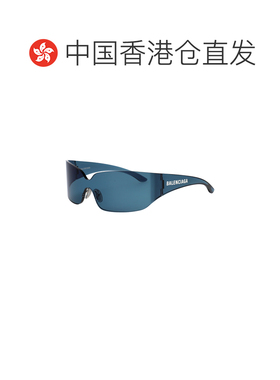 香港直邮BALENCIAGA 男士太阳镜 BB0421S003 AW2025 蓝色 BB0421S