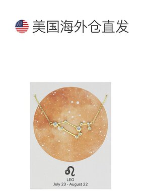 sterling forever\'When Stars Align\' 星座项链 - 金色-leo 【