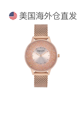 自营Kenneth Cole Women's 33mm Quartz Watch - rose gold 美国