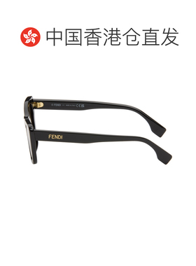 香港直邮Fendi 芬迪 男士 黑色 Lettering 太阳镜 FE40185I5301N8