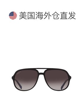 自营Salvatore Ferragamo Grey Gradient Pilot Men's Sunglasses
