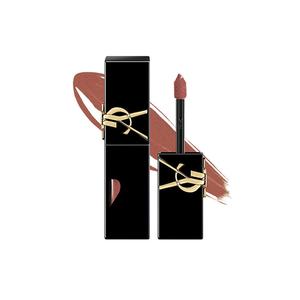 YSL圣罗兰唇釉爱心浮雕黑管#610 5.5g新款镜面亮光正品