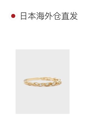 1h可退 日本直邮NOJESS女士K10金钻石纤细戒指 30241111017