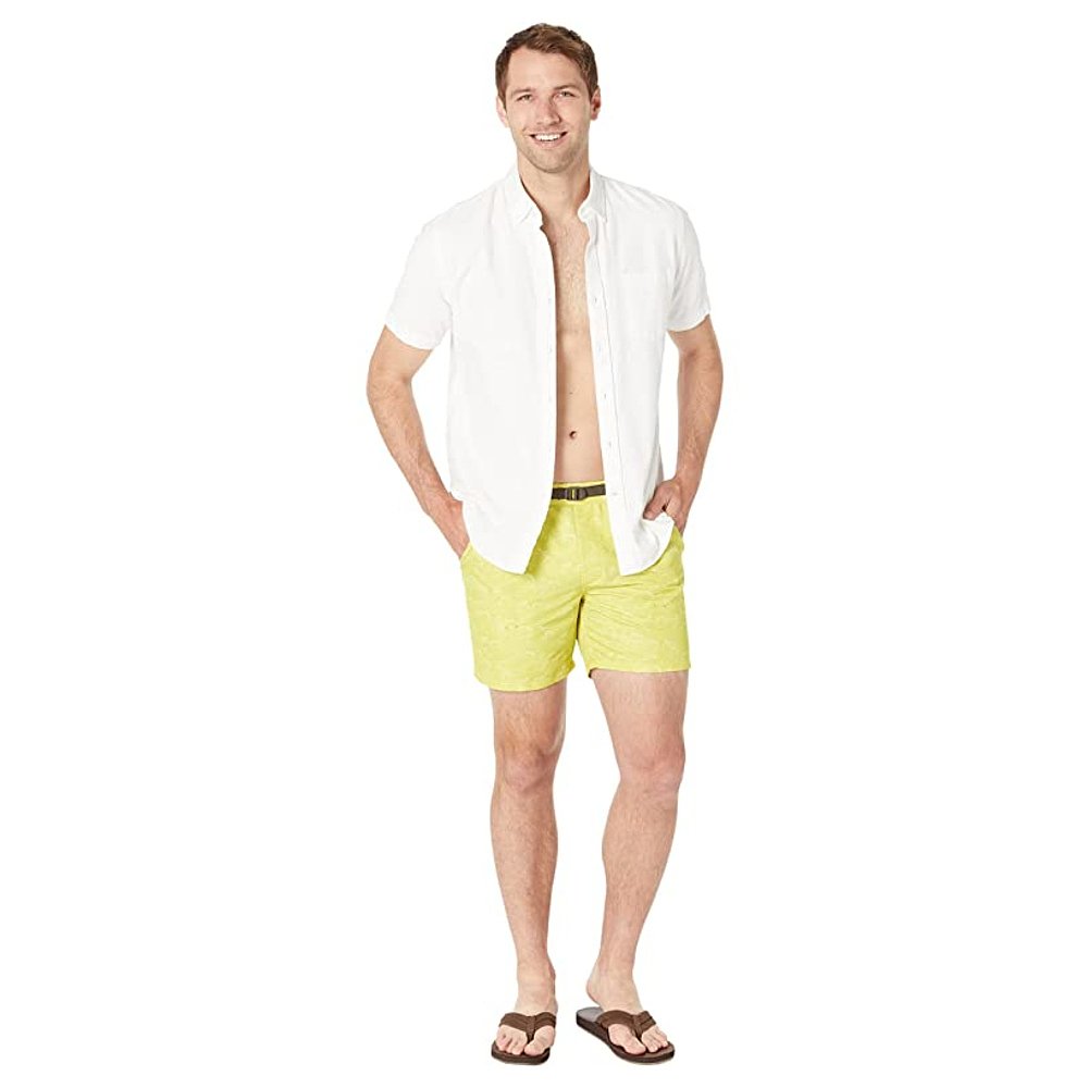 香港直邮潮奢 Helly Hansen 男士Solen Watershorts 印花再生泳裤 - 图2