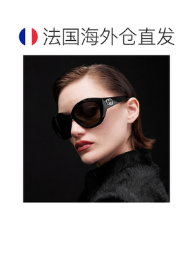 自营欧洲直邮GUCCI古驰 男女同款醋酸纤维GG几何镜框太阳镜