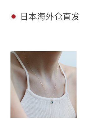 1h可退 日本直邮cui-cui11月诞生石蓝托帕兹吊坠charmK10YGcuicui