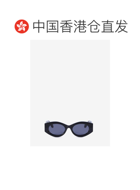 1h可退 香港直邮alaia 女士 椭圆形太阳镜 AA4L0082S001 black黑