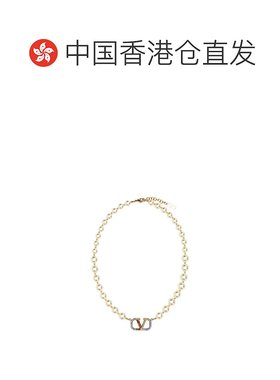香港直邮VALENTINO 女士项链 3W2J0P13UZGMQ6 AW2023 黄色 标志手