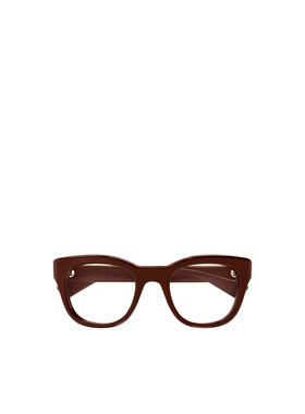 GUCCI 男士眼镜 GG1812O003 SS2025 古驰 棕色全框平光镜