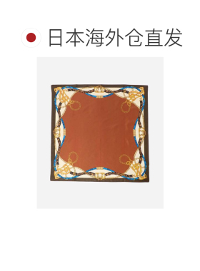 日本直邮green label relaxing 拼色印花方巾 围巾【付后1h可退】