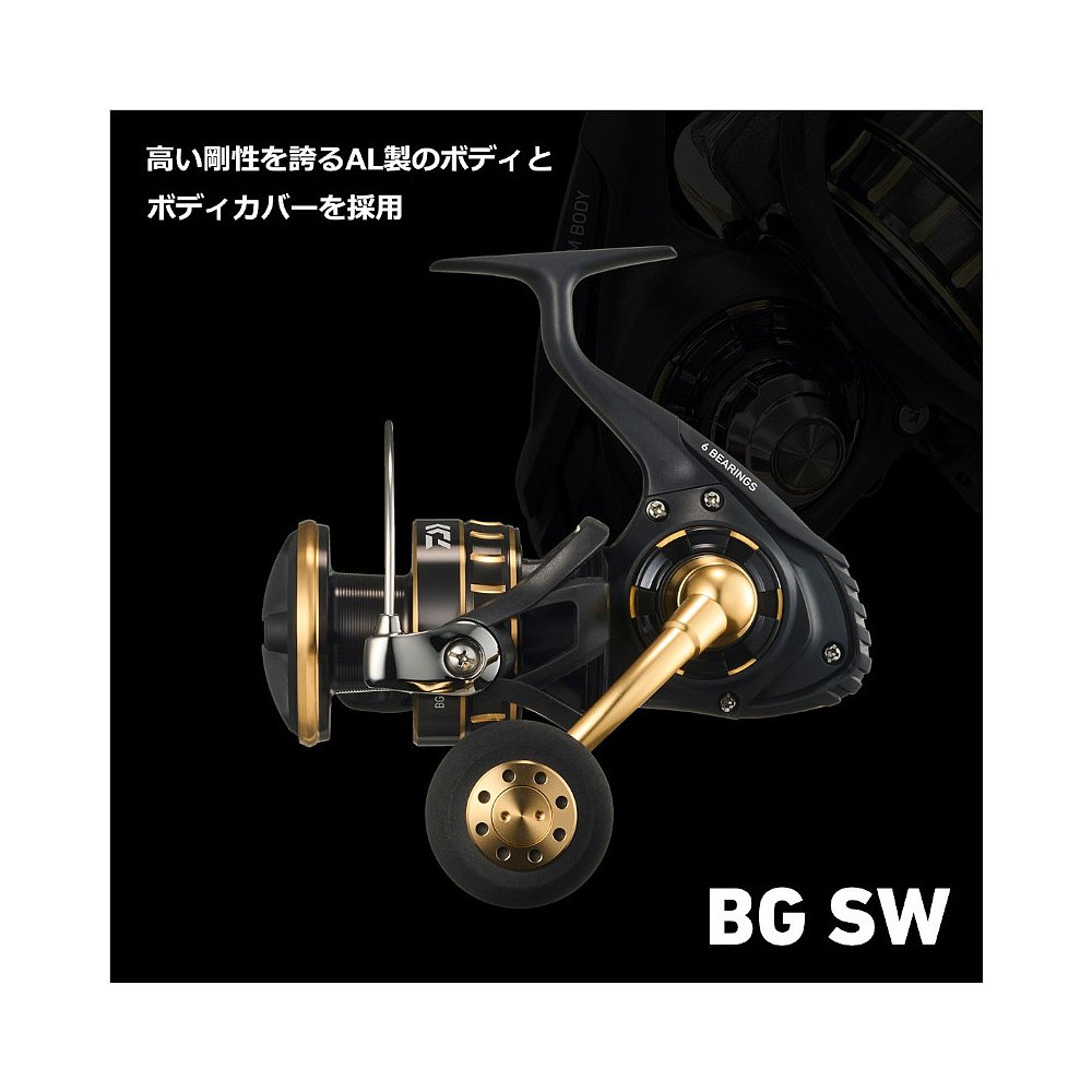 Daiwa 纺车渔线轮 BG SW 4000D-CXH 23 年型号纺车轮 - 图0