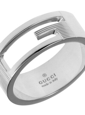 日本直邮古驰 (Gucci) 男女士戒指 032660-09840 银色