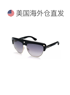 自营Tom Ford Sunglasses Geometric Full Rim, Shiny Black Fram