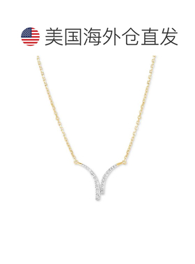 【美国直邮】macy's 通用 项链纯银宝石珠宝钻石