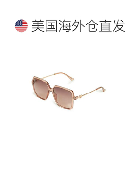 自营guess大方形太阳镜 - 粉红色 美国奥莱直发