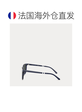 自营欧洲直邮Ralph Lauren拉夫劳伦 男士蓝色醋酸纤维条纹方形太