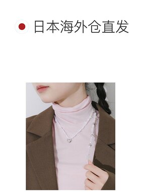 1h可退 日本直邮SMELLY 女装 编织绳不对称心形吊坠choker项链 SM