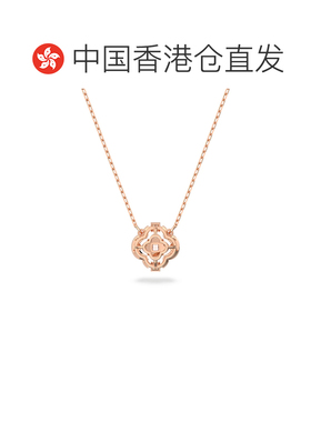 SWAROVSKI项链5642928施华洛世奇锁骨链礼物简约水晶玫瑰金金色