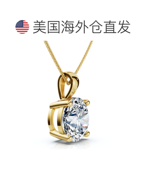 自营pompeii3Certified 2.30Ct Diamond Solitaire Pendant 14k G