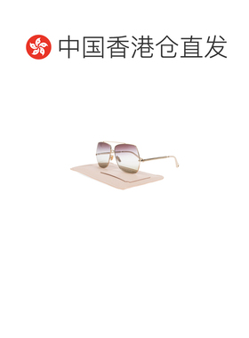 香港直邮CHLOÉ 女士太阳镜 CH0278S0002 CO 金色 Sunglasses Aly