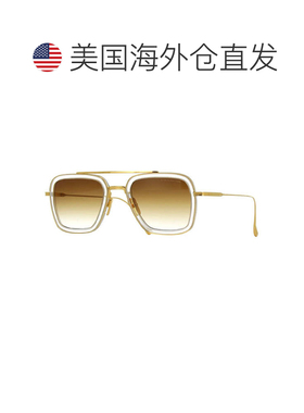自营Dita Sunglasses Aviator Full Rim, Crystal Yellow Gold Fr