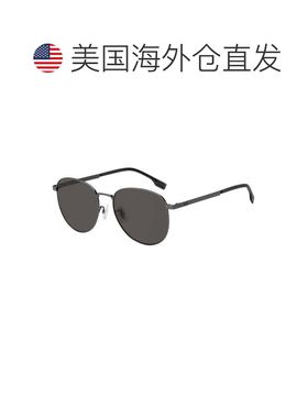 自营hugo bossBOSS 1536/F/S 0V81 IR深色钌黑/灰色-深色钌黑 美