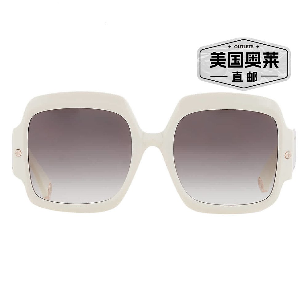 自营Philipp Plein Grey Gradient Sport Ladies Sunglasses SPP0 - 图0