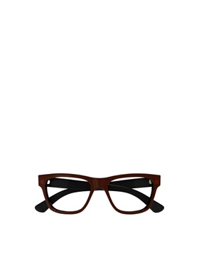GUCCI 男士眼镜 GG1795O003 SS2025 棕色 几何平光镜古驰