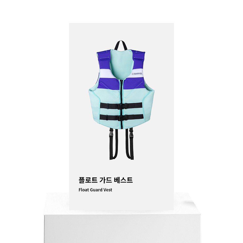 韩国直邮BARREL男士游泳救生衣FLOAT GUARD VEST MINT 1756673-图3