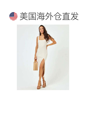 自营l spaceL*Space Vivienne Dress Women's  Bone Ribbed Side