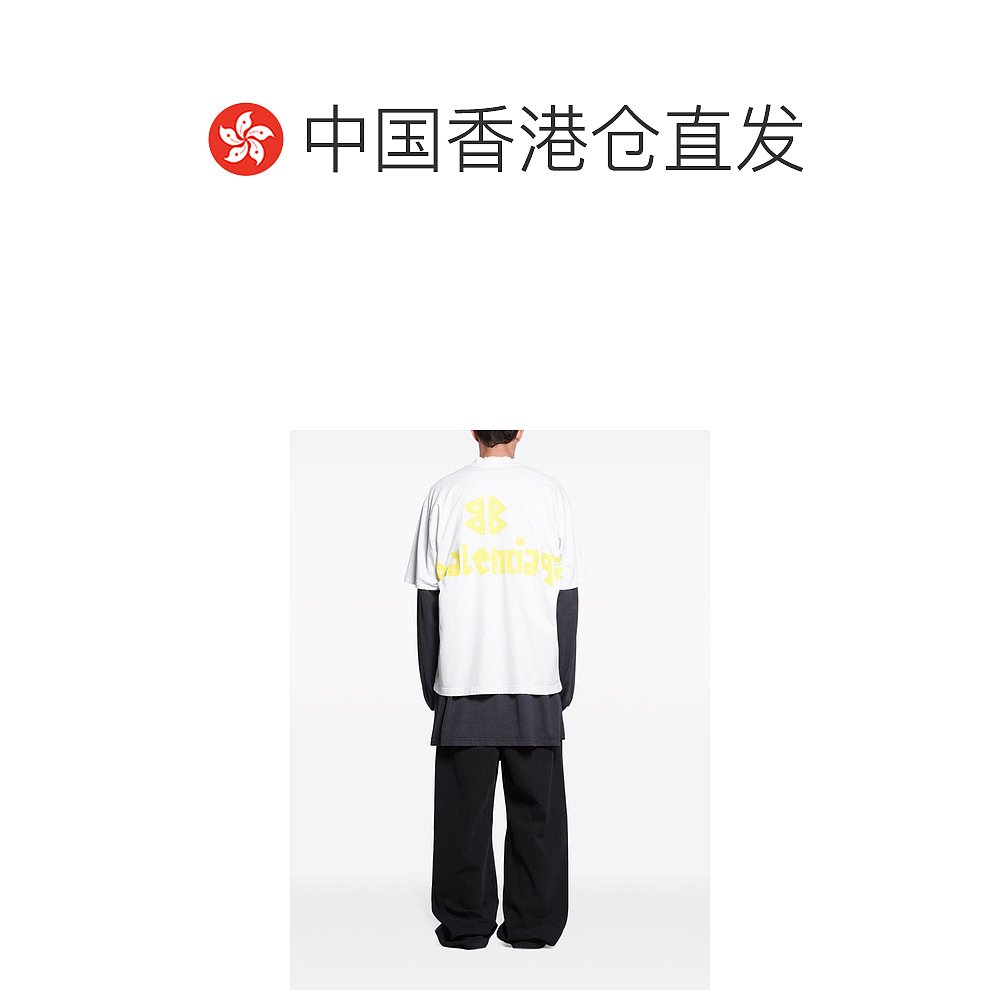 【99新未使用】香港直邮Balenciaga 巴黎世家 男士 and Polos T恤 - 图1