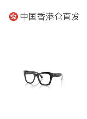1h可退 香港直邮CHANEL 女士眼镜 CH3498C622 CO 黑色 全框平光镜