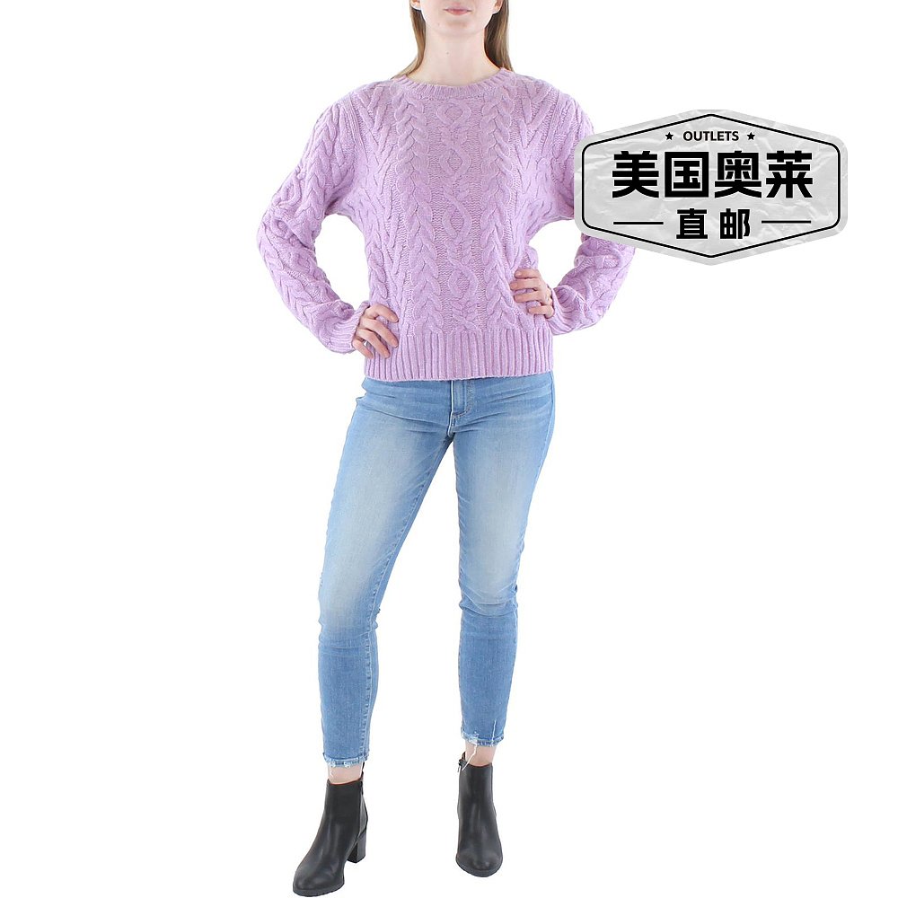 lauren ralph laurenWomens Pullover Sweater- purple【美国奥-图0