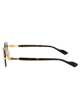 GUCCI 男士太阳镜 GG1221S002 AW2024 棕色 GG1221S
