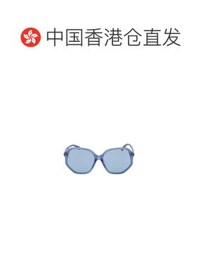1h可退 香港直邮GUCCI 女士眼镜 GG0258S003 SS2019 蓝色 徽标细