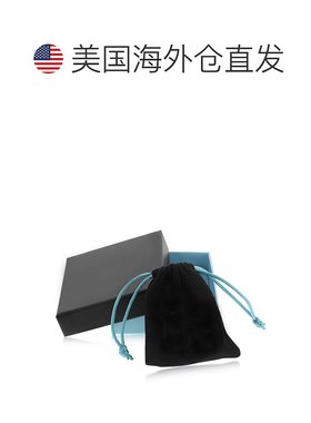 自营simona纯银 9 毫米摩纳哥链带微密镶 CZ 锁 - 镀金 - 金色 -