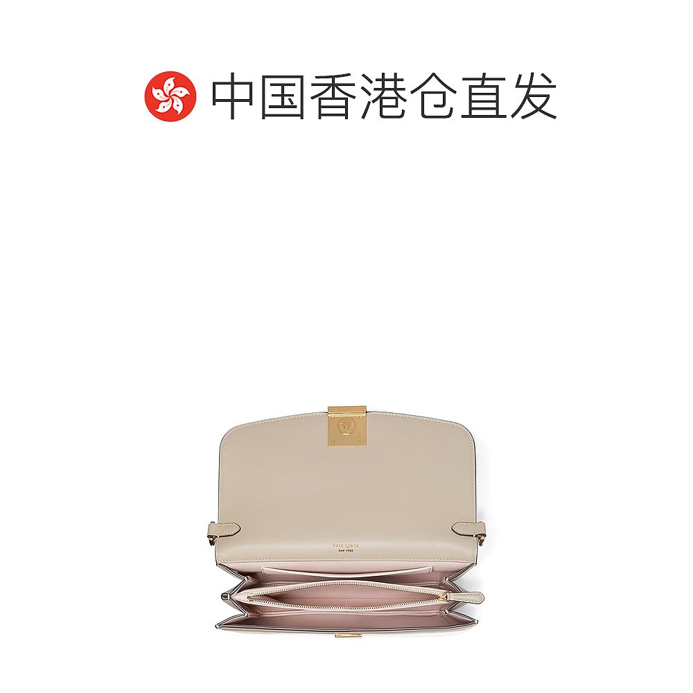 香港直邮潮奢 kate spade 女士Dakota Smooth Leather Medium Con - 图1