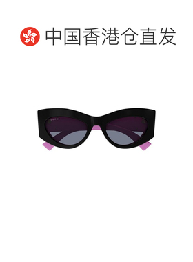 1h可退 香港直邮GUCCI 女士眼镜 GG1843S005 SS2026 黑色 全框太