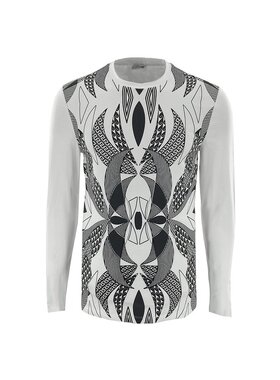 VERSACE 男士T恤 V800643VJ00196V7001 CO 白色 VERSACE men's T-