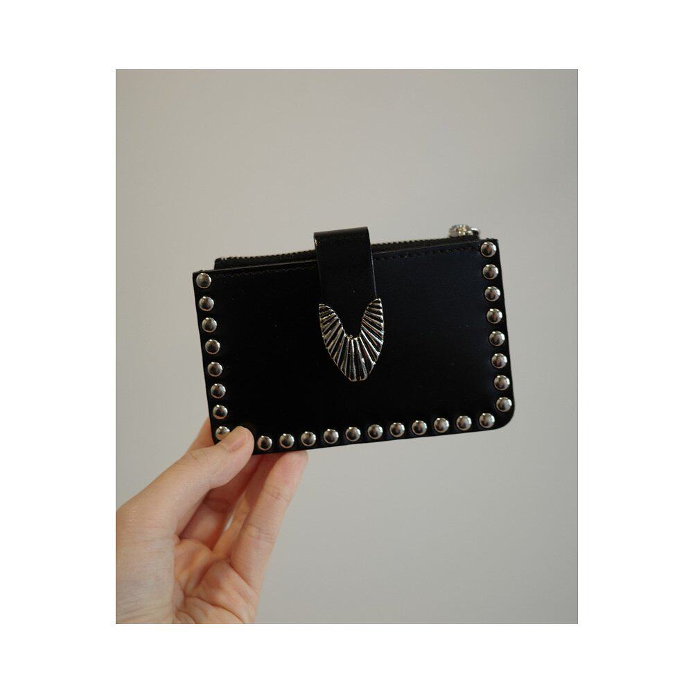 1h可退 日本直邮TOGA TOO 女士 皮革风格 钱包 金属钉装饰 410010 - 图0