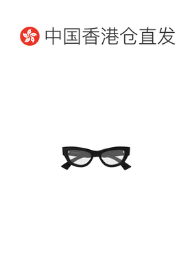 香港直邮GUCCI 女士眼镜 GG1836O004 CO 黑色 几何平光镜古驰