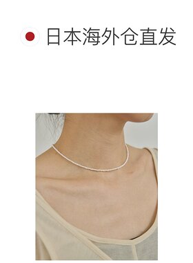 1h可退 日本直邮GALLARDAGALANTE 女士淡水珍珠短款项链 纤细光泽