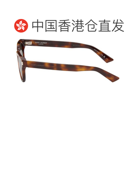 香港直邮潮奢 Saint Laurent 圣罗兰 男士 棕色 SL 876 太阳镜 SL