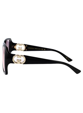 GUCCI 女士眼镜 GG1692S006 CO 黑色 全框太阳镜